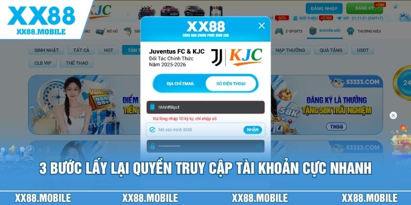 3 bước lấy lại quyền truy cập tài khoản cực nhanh