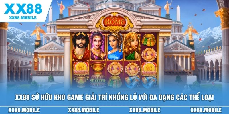 XX88 sở hữu kho game giải trí khổng lồ với đa dạng các thể loại