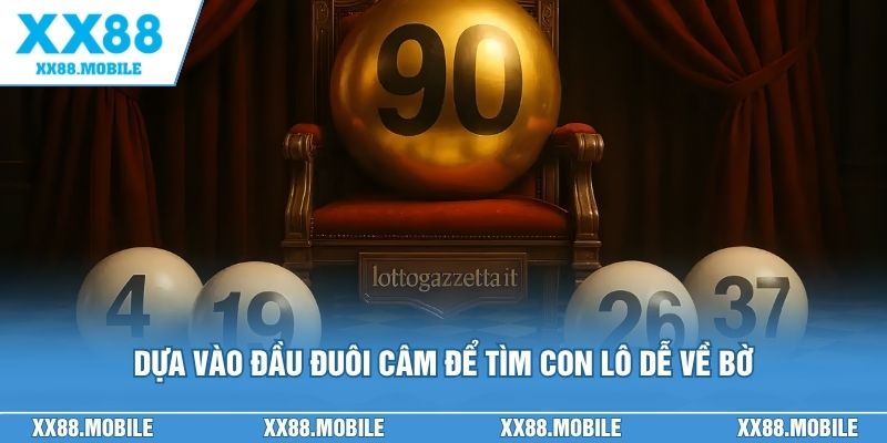 Dựa vào đầu đuôi câm để tìm con lô dễ về bờ