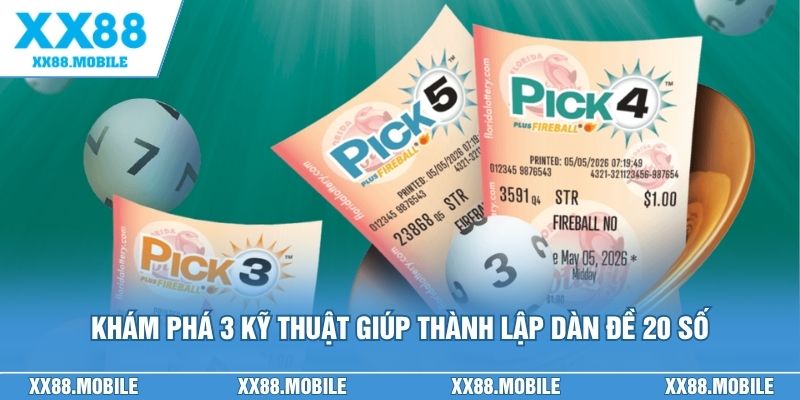 Khám phá 3 kỹ thuật giúp thành lập dàn đề 20 số