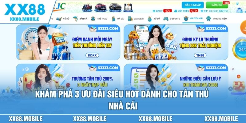 Khám phá 3 ưu đãi siêu hot dành cho tân thủ nhà cái
